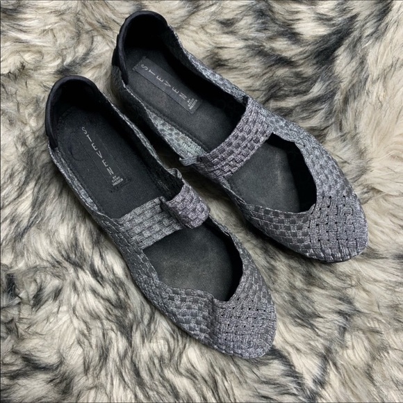 steven by steve madden caspar woven mary jane flat